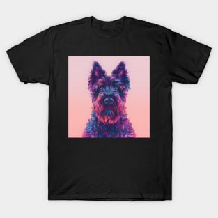 Bouvier des Flandres in 70's T-Shirt